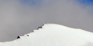 Das Gipfelkreuz auf dem Ortler