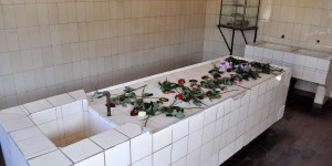 Im Krematorium von Buchenwald