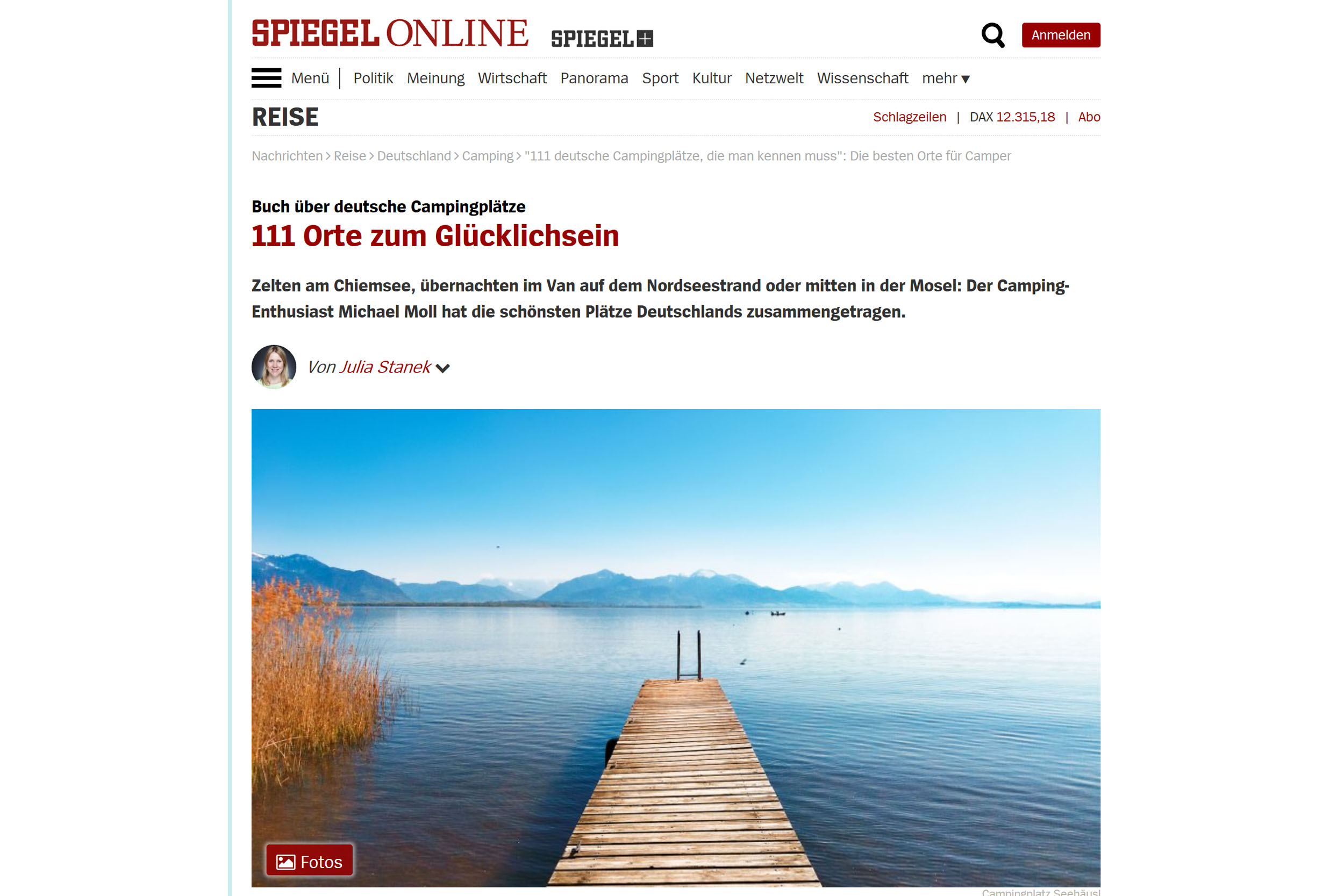 Buchvorstellung bei Spiegel Online - Die Weltenbummler