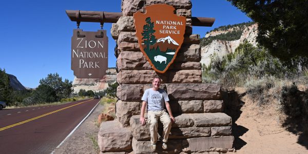 Michael Moll am Zion Nationalpark