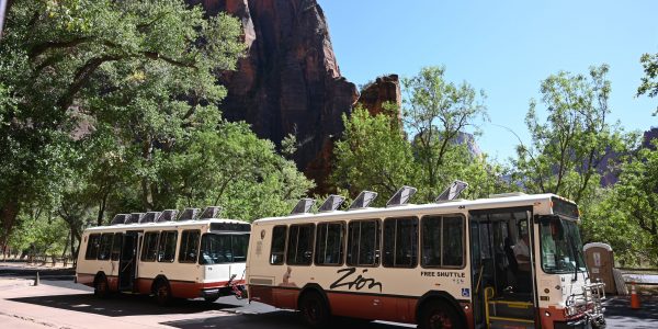 Shuttlebus im Zion Nationalpark