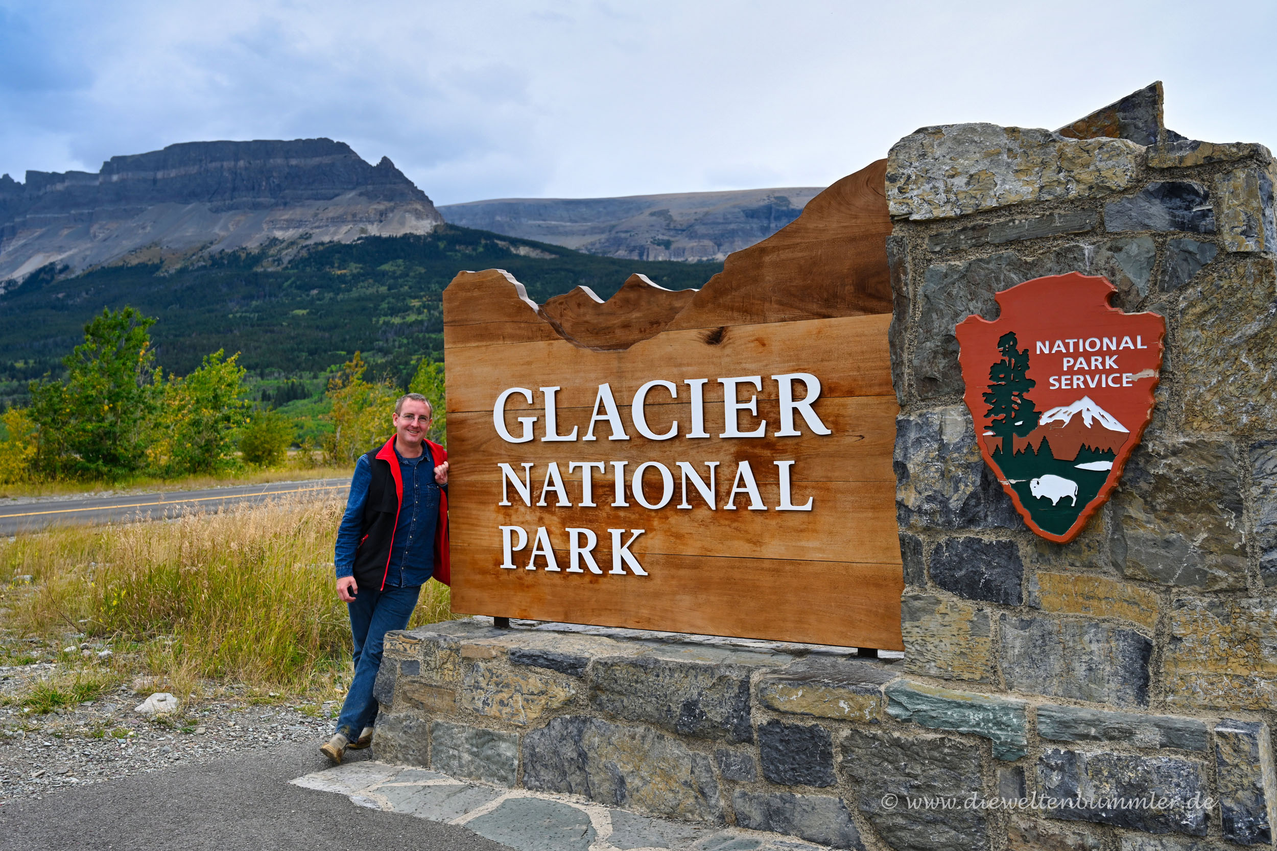 Michael Moll am Glacier Nationalpark